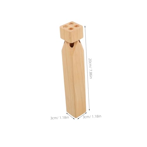 TOYANDONA Holz Zugpfeife aus Robustem Eichenholz mit Realistischem Zughornklang Kindersicheres Kreativitätsförderung Party und Geschenkspielzeug von TOYANDONA