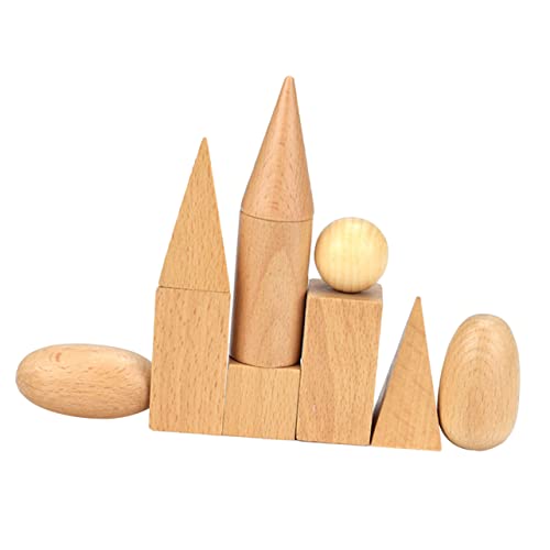 TOYANDONA Holzbauspielzeug Bausteine Khaki Holz TOYANDONA Holzbauspielzeug Bausteine Khaki Holz von TOYANDONA
