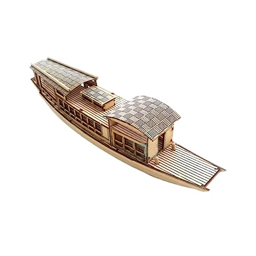 TOYANDONA Holzboot Holzboot Modell Bootsmodell Basteln Holzboot DIY Holzboot Ornament DIY Boot von TOYANDONA