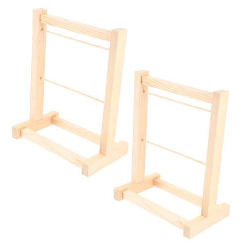 TOYANDONA Holzkleiderkleiderspielzeug Puppenbügelregal Kleiner Puppenstubenständer Puppenschrankständer Ausstellungsständer Für Puppenkleidung Mini-kleiderbügel Gestell Miniatur Hölzern TOYANDONA Holzkleiderkleiderspielzeug Puppenbügelregal Kleiner Puppenstubenständer Puppenschrankständer Ausstellungsständer Für Puppenkleidung Mini-kleiderbügel Gestell Miniatur Hölzern von TOYANDONA