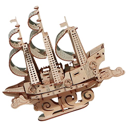 TOYANDONA Holzpuzzle Segelboot Modell für DIY Nautisches Boot Fördert Konzentration und Hand Augen Koordination für Weihnachten und Geburtstage TOYANDONA Holzpuzzle Segelboot Modell für DIY Nautisches Boot Fördert Konzentration und Hand Augen Koordination für Weihnachten und Geburtstage von TOYANDONA