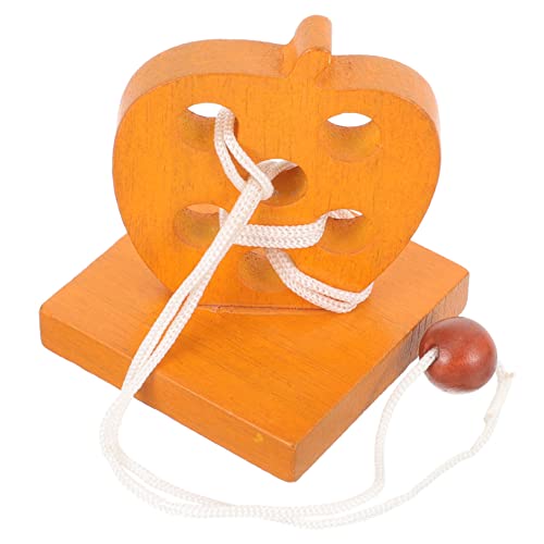 TOYANDONA Holzschloss Knobelspiel Intellektuelles Entsperrspiel für Erwachsene Tragbares Denkspiel Geschicklichkeit Kreativität und Konzentration Puzzle für Jungen und Mädchen von TOYANDONA