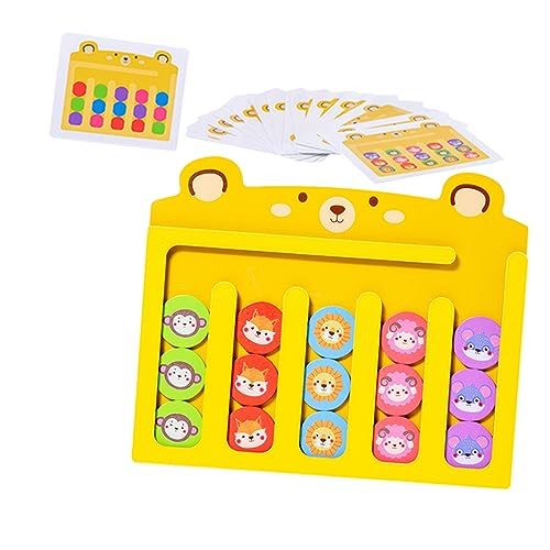 TOYANDONA Holzsortierspielzeug aus Leichtem Bruchfestem Holz mit Buntem Farb und Tiermotiv Doppelseitiges Lernspiel für Farberkennung und Kognitiven Pädagogisches Montessori TOYANDONA Holzsortierspielzeug aus Leichtem Bruchfestem Holz mit Buntem Farb und Tiermotiv Doppelseitiges Lernspiel für Farberkennung und Kognitiven Pädagogisches Montessori von TOYANDONA