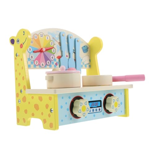 TOYANDONA Holzspielküche für Multifunktionales Kochspielzeug mit Realistischem Herd und Zubehör für Fantasievolles für Kleinkinder und Vorschulkinder TOYANDONA Holzspielküche für Multifunktionales Kochspielzeug mit Realistischem Herd und Zubehör für Fantasievolles für Kleinkinder und Vorschulkinder von TOYANDONA