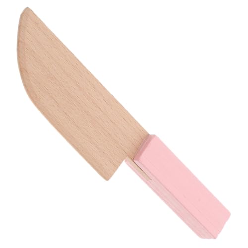 TOYANDONA Holzspielzeug Küchenschneider für Realistisches Sicheres Holz Cutter Kreatives DIY Küchenzubehör für Mädchen Fördert Fantasie und Hand Auge Koordination von TOYANDONA
