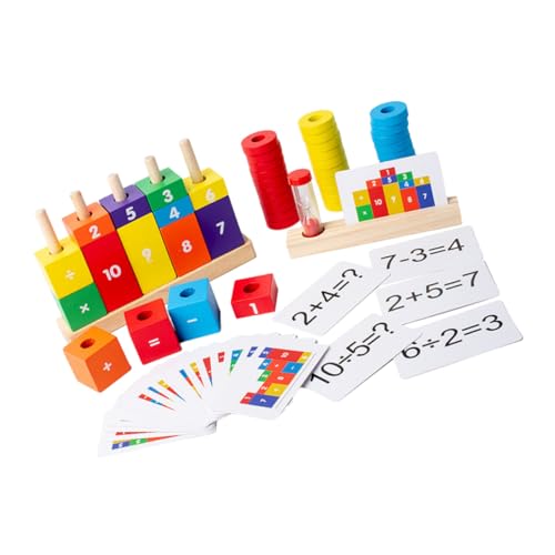 TOYANDONA Holzspielzeug Lernblöcke für Buntes Mathematik Bauspielzeug aus Langlebigem Holz Fördert Zahlenverständnis Konzentration und Motorische Fähigkeiten Geeignet für Jahre TOYANDONA Holzspielzeug Lernblöcke für Buntes Mathematik Bauspielzeug aus Langlebigem Holz Fördert Zahlenverständnis Konzentration und Motorische Fähigkeiten Geeignet für Jahre von TOYANDONA