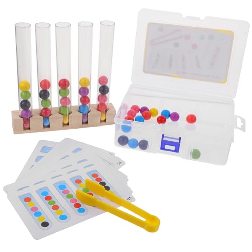 TOYANDONA Holzspielzeug Lernspiel Farbige Perlen Motorikspielzeug Montessori Pädagogisch zur Farberkennung und Hand Auge Koordination für Vorschulkinder TOYANDONA Holzspielzeug Lernspiel Farbige Perlen Motorikspielzeug Montessori Pädagogisch zur Farberkennung und Hand Auge Koordination für Vorschulkinder von TOYANDONA