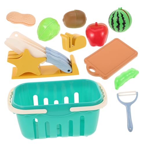 TOYANDONA Holzspielzeug Obst Und Gemü Schneide Set Für Pädagogisches Für Kleinkinder Frühes Lernen Rollenspiel Küche 9 Teiliges Set Für Kreative Spielstunden TOYANDONA Holzspielzeug Obst Und Gemü Schneide Set Für Pädagogisches Für Kleinkinder Frühes Lernen Rollenspiel Küche 9 Teiliges Set Für Kreative Spielstunden von TOYANDONA