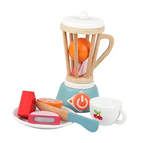 TOYANDONA Holzspielzeug Saftmaschine Für Blauer Juicer Mit Obst Und Gemü Schneide Spielset Für Kreatives Rollenspiel Jungen Und ädchen Ab 3 Jahren TOYANDONA Holzspielzeug Saftmaschine Für Blauer Juicer Mit Obst Und Gemü Schneide Spielset Für Kreatives Rollenspiel Jungen Und ädchen Ab 3 Jahren von TOYANDONA