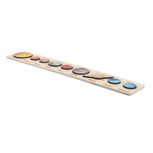 TOYANDONA Holzspielzeug Sonnensystem Puzzle für Planeten Lernspielzeug mit Ästhetischem Design Fördert Kreativität Form Farbenerkennung für Vorschulaktivitäten und Eltern Junge TOYANDONA Holzspielzeug Sonnensystem Puzzle für Planeten Lernspielzeug mit Ästhetischem Design Fördert Kreativität Form Farbenerkennung für Vorschulaktivitäten und Eltern Junge von TOYANDONA