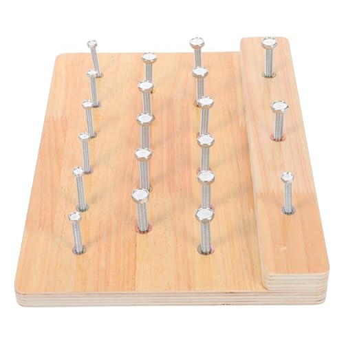 TOYANDONA Holztafel zur Handrehabilitation für Verbesserung von Feinmotorik und Hand Augen Koordination für Therapiezwecke und Rehabilitation TOYANDONA Holztafel zur Handrehabilitation für Verbesserung von Feinmotorik und Hand Augen Koordination für Therapiezwecke und Rehabilitation von TOYANDONA