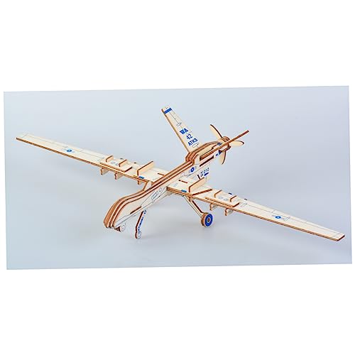 TOYANDONA Holztisch Kinderpuzzle Mechanische Puzzles Für Erwachsene Flugzeugpuzzle Für Erwachsene Mechanische Rätsel Für Holzpuzzle Für Spielzeug Ornamente 3D Dreidimensional Bambus von TOYANDONA