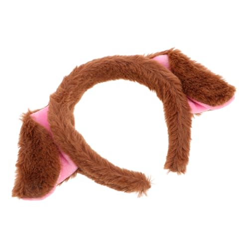 TOYANDONA Hund Ohren Stirnband Leichtes Kostüm Accessoire Weiche Welpenohren Kopfband Für Festival Cosplay Party von TOYANDONA