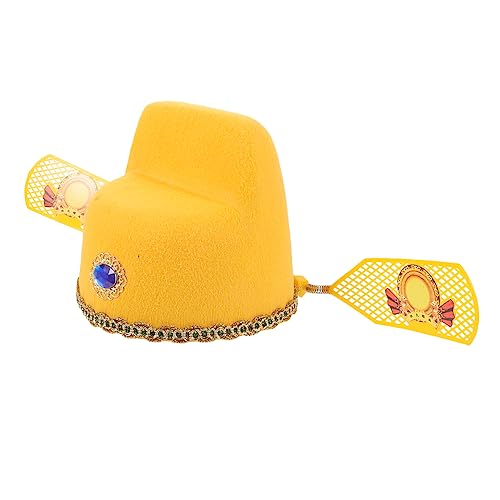 TOYANDONA Hut zeigen Top-Hat-Stirnband Schutzhelm Zylinder Kappe ein Geburtstagshut partyhüte festival cap Lustiger Hut Bühnenrequisiten Hut Party-Kopfschmuck Hut- Abs Yellow TOYANDONA Hut zeigen Top-Hat-Stirnband Schutzhelm Zylinder Kappe ein Geburtstagshut partyhüte festival cap Lustiger Hut Bühnenrequisiten Hut Party-Kopfschmuck Hut- Abs Yellow von TOYANDONA