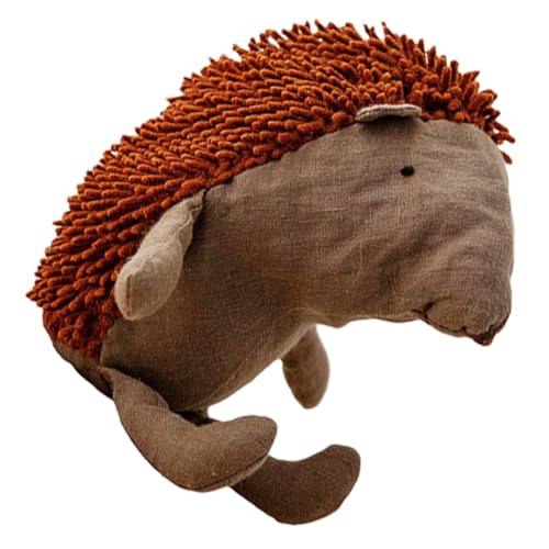 TOYANDONA Igel Puppe Cartoon-puppenspielzeug Puppenspielzeug Für Mädchen Tierpuppe Brown von TOYANDONA
