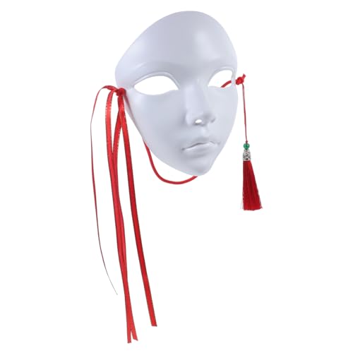 TOYANDONA Im Chinesischen Stil Abziehbare Gesichtsmaske Spiegelmaske Reinigungsmaske Goldene Cosplay DIY Halloween Kostüm Hautpflege Maskerade von TOYANDONA