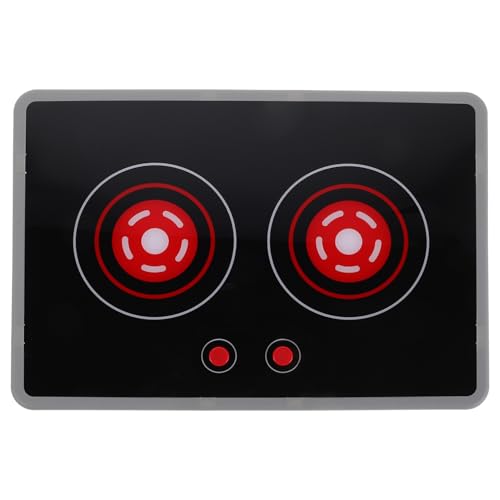 TOYANDONA Induction Cooker mit Realistischem Licht und Sound Simuliertes Kochfeld für Rollenspiele und Indoor Spiele für Kleinkinder und Vorschulkinder von TOYANDONA