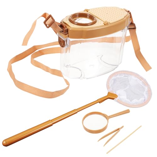 TOYANDONA Insektenfänger Set mit Becherlupe und Teleskopnetz Outdoor Beobachtungsbox für Naturerkundung Lernspielzeug Beobachtungs und Denkfähigkeiten Abnehmbar und Leicht zu Reinigen TOYANDONA Insektenfänger Set mit Becherlupe und Teleskopnetz Outdoor Beobachtungsbox für Naturerkundung Lernspielzeug Beobachtungs und Denkfähigkeiten Abnehmbar und Leicht zu Reinigen von TOYANDONA