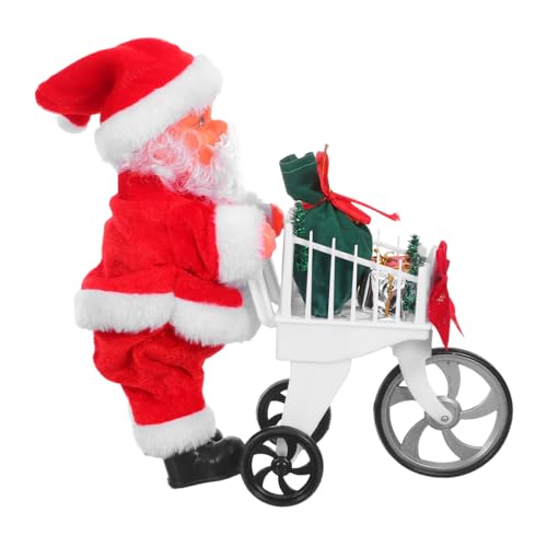 TOYANDONA Interaktiver Weihnachtsmann mit Musik und Bewegung Handgeschobener Einkaufswagen Kinderfreundlich Festliche Weihnachtsdeko für Party Schneemann Party Favor TOYANDONA Interaktiver Weihnachtsmann mit Musik und Bewegung Handgeschobener Einkaufswagen Kinderfreundlich Festliche Weihnachtsdeko für Party Schneemann Party Favor von TOYANDONA