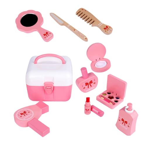TOYANDONA Interaktives Kosmetisches Spielzeugset Für Tragbare Schminkbox Kompakte Und Lustige Spielzeuge Für Mädchen Ideales Kinderspielzeug Für Jahre Kreatives Rollenspiel Zubehör von TOYANDONA