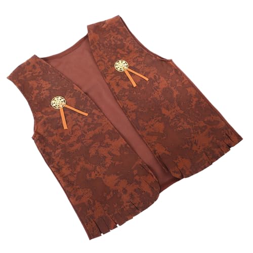 TOYANDONA Kinder Western Kostümweste XXL Für Halloween Karneval Fasching Kostümweste TOYANDONA Kinder Western Kostümweste XXL Für Halloween Karneval Fasching Kostümweste von TOYANDONA