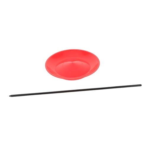TOYANDONA Jonglierplatte mit Stab Robustes Jongliergerät Ausgewogenes Design für Zirkus Performance und Geschicklichkeitstraining Tragbar für Anfänger und Profis Geeignet für Indoor und TOYANDONA Jonglierplatte mit Stab Robustes Jongliergerät Ausgewogenes Design für Zirkus Performance und Geschicklichkeitstraining Tragbar für Anfänger und Profis Geeignet für Indoor und von TOYANDONA