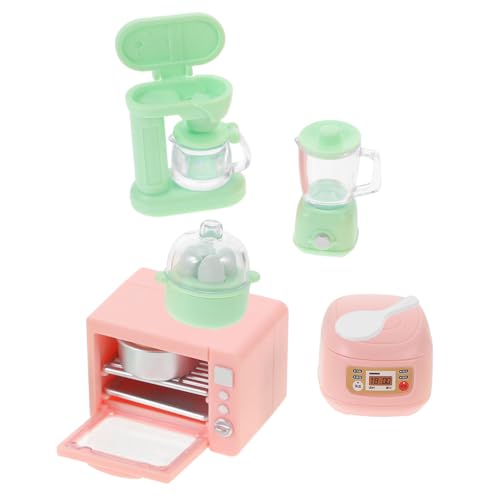TOYANDONA Miniatur-Spielzeug-mini-küchengeräte-Set Entsafter Reiskocher Ofen Mini-hauszubehör Für Puppenhaus TOYANDONA Miniatur-Spielzeug-mini-küchengeräte-Set Entsafter Reiskocher Ofen Mini-hauszubehör Für Puppenhaus von TOYANDONA