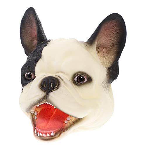 TOYANDONA Kämpferpuppe Plüsch Welpe Tier Fingerpuppe Handpuppen Kuschelig Klein Weich Charakter Party Hundepuppe Hundepuppe Handpuppe Lustige Handpuppe Vinyl Weiß von TOYANDONA
