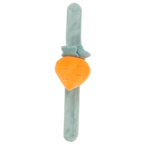 TOYANDONA Karotten-slap-armband Plüsch Gefülltes Slap-armband Dekoratives Cartoon-gefülltes Karotten-hugger-slap-armband TOYANDONA Karotten-slap-armband Plüsch Gefülltes Slap-armband Dekoratives Cartoon-gefülltes Karotten-hugger-slap-armband von TOYANDONA