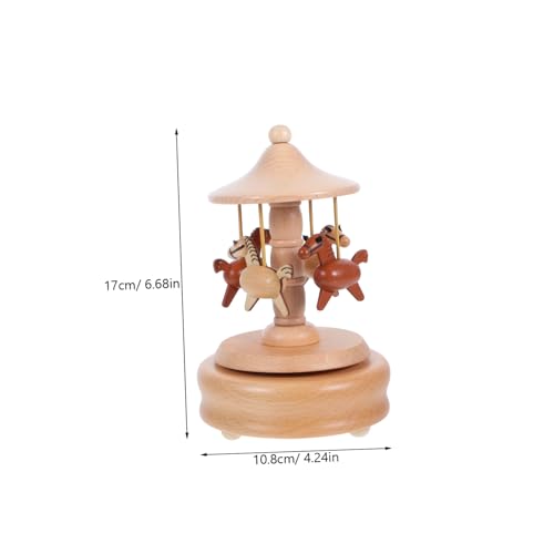 TOYANDONA Karussell Musikleboxen Für Mädchen Vintage Wohnkultur Kleine Schneekugel Vintage Schneekugel Weihnachtsbaumdekoration Schneekugelfiguren Rotierende Spieluhren Aus Holz Beige Eisen TOYANDONA Karussell Musikleboxen Für Mädchen Vintage Wohnkultur Kleine Schneekugel Vintage Schneekugel Weihnachtsbaumdekoration Schneekugelfiguren Rotierende Spieluhren Aus Holz Beige Eisen von TOYANDONA