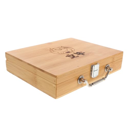TOYANDONA Kasten Mini-Mahjong-Box Mini-kofferverpackung Vintage-Koffer- Hölzern Beige TOYANDONA Kasten Mini-Mahjong-Box Mini-kofferverpackung Vintage-Koffer- Hölzern Beige von TOYANDONA