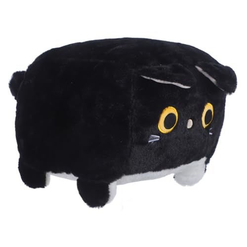 TOYANDONA Katze Plüsch Katzen Kuscheltier Kawaii Quadratische Katzen Üschtier Lustiges Cartoon Tier Perfektes Für Freunde Und Geburtstagsfeiern Ideal Für Dekoration Und Kuscheln von TOYANDONA