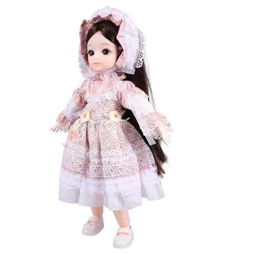 TOYANDONA Kawaii Mädchenpuppe mit Kleidung und Schuhen Bewegliche Gelenkpuppe für Kreative Posen Detailreiche Verarbeitung für Sammler TOYANDONA Kawaii Mädchenpuppe mit Kleidung und Schuhen Bewegliche Gelenkpuppe für Kreative Posen Detailreiche Verarbeitung für Sammler von TOYANDONA