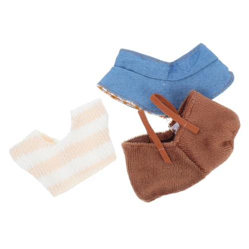 TOYANDONA Kawaii Puppenkleidung für Puppen Modisches Outfit mit Mütze Pullover und Hose Detailgetreue Miniaturkleidung für Kreatives Rollenspiel und Soziale Interaktion TOYANDONA Kawaii Puppenkleidung für Puppen Modisches Outfit mit Mütze Pullover und Hose Detailgetreue Miniaturkleidung für Kreatives Rollenspiel und Soziale Interaktion von TOYANDONA