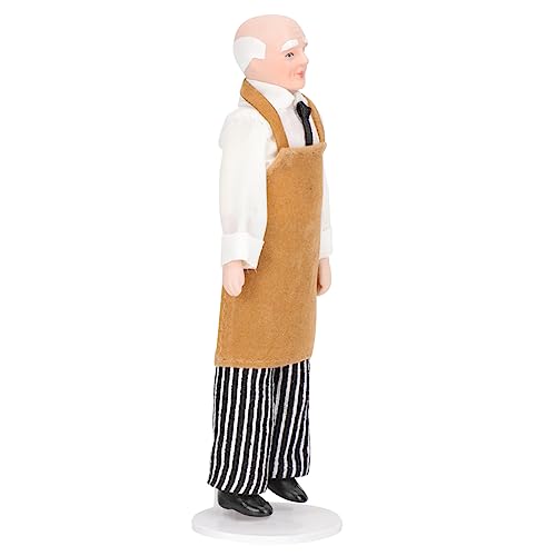 TOYANDONA Keramikpuppenmodell Leute aus dem Puppenhaus Puppenhaus-Menschen-Figur dekorative Figuren Miniaturen Menschen maßstabsgetreue Modelle Miniaturfigur Personenmodell Mini -Figur Stoff von TOYANDONA