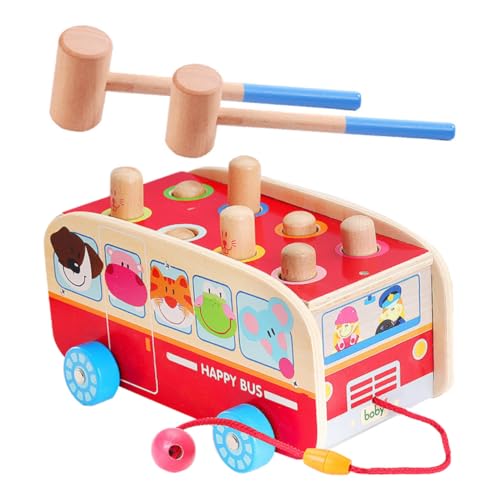 TOYANDONA Kindergarten Früherziehung Percussion Für Schlagspiel Versorgung Holz Rot TOYANDONA Kindergarten Früherziehung Percussion Für Schlagspiel Versorgung Holz Rot von TOYANDONA