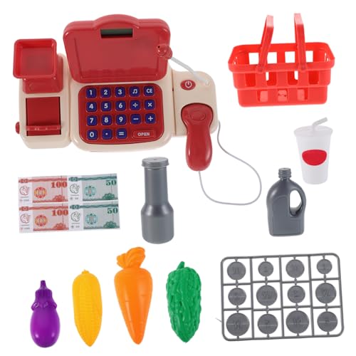 TOYANDONA Kinderkasse mit Scanner und Sound Interaktive Kasse für Jungen und Mädchen Pädagogisches Rollenspiel Supermarkt Fördert Mathefähigkeiten und Kreatives Geeignet für Jahre TOYANDONA Kinderkasse mit Scanner und Sound Interaktive Kasse für Jungen und Mädchen Pädagogisches Rollenspiel Supermarkt Fördert Mathefähigkeiten und Kreatives Geeignet für Jahre von TOYANDONA