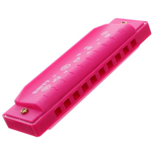 TOYANDONA Kindermundharmonika Kleine Mundharmonika Spielzeugmundharmonika Für Musikinstrumente Für Mundharmonika Aus Kunststoff Für Kinderinstrumente Musikinstrumente Für Metall Rosy von TOYANDONA