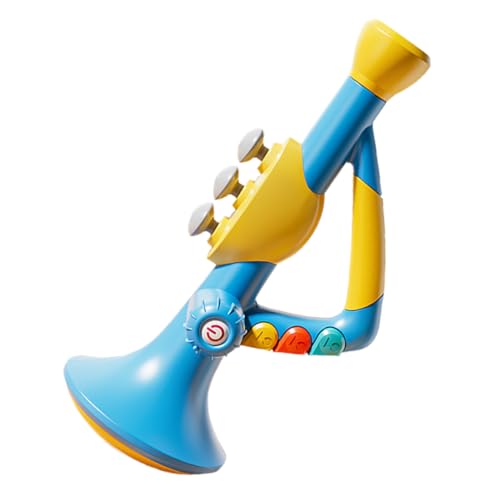 TOYANDONA Kindermusikausbildung Verstellbarer -trompete Musikspielzeug Verstellbarer Trompete Trompetenspielzeug Für Kleinkind Bildungslehrer Pfeifklänge Für Plastik von TOYANDONA