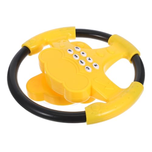 TOYANDONA Kindersimulationslenkrad Simulationsauto -lenkspielzeug Lenkrad Tischsaugspielzeug Für Babys Lenkrad Für Kinderspielzeug Spielzeuglenkrad Für Auto Plastik Gelb TOYANDONA Kindersimulationslenkrad Simulationsauto -lenkspielzeug Lenkrad Tischsaugspielzeug Für Babys Lenkrad Für Kinderspielzeug Spielzeuglenkrad Für Auto Plastik Gelb von TOYANDONA