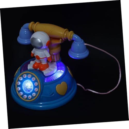 TOYANDONA Kindertelefon Astronauten Design mit Licht und Musik Retro Telefon für Kleinkinder Lernspielzeug für Zuhause und Kindergarten Frühe Bildung und Sensorische Entwicklung TOYANDONA Kindertelefon Astronauten Design mit Licht und Musik Retro Telefon für Kleinkinder Lernspielzeug für Zuhause und Kindergarten Frühe Bildung und Sensorische Entwicklung von TOYANDONA