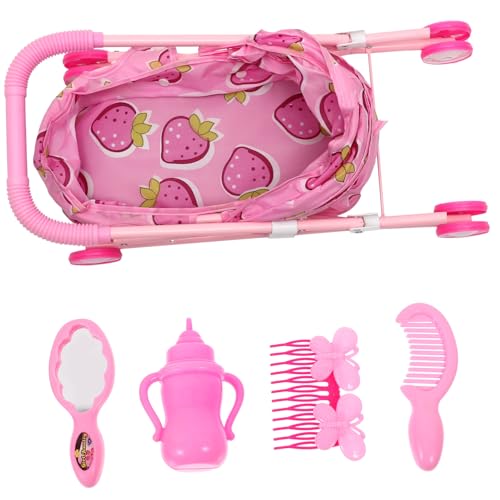 TOYANDONA Kinderwagen Puppenwagen für Kleinkinder von 1 bis 3 Jahren Puppenwagen interaktives Toys -Kinderwagen für Puppen Puppenwagen für 8-Jährige TOYANDONA Kinderwagen Puppenwagen für Kleinkinder von 1 bis 3 Jahren Puppenwagen interaktives Toys -Kinderwagen für Puppen Puppenwagen für 8-Jährige von TOYANDONA