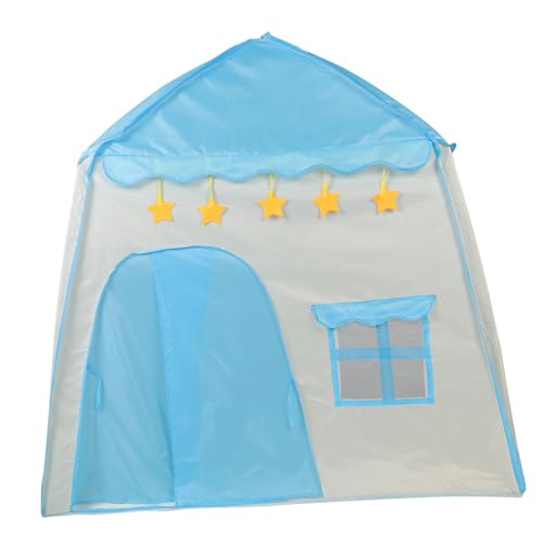 TOYANDONA Kinderzelt Spielhaus Faltbar mit Floralem Muster Atmungsaktiv Strapazierfähig Geräumig für Drinnen Einfach Aufzubauen Geeignet für Jungen und Mädchen Spielzelt Indoor Spielhaus von TOYANDONA
