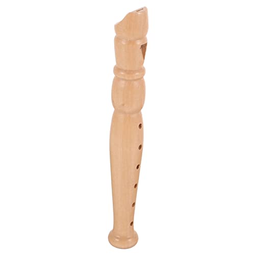 TOYANDONA Kinderklarinette Mit 6 Löchern – Schülerklarinette Aus Holz Blasinstrument Klarinette Für Kinder Übungsklarinette von TOYANDONA