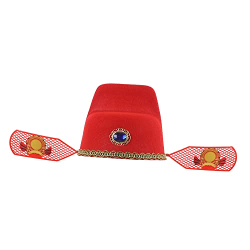 TOYANDONA Klassischer Hut Traditioneller Chinesischer Hut für Feste und Bühnenaufführungen Leichtes Cosplay Accessoire für Geburtstagsfeiern und Neujahrspartys von TOYANDONA