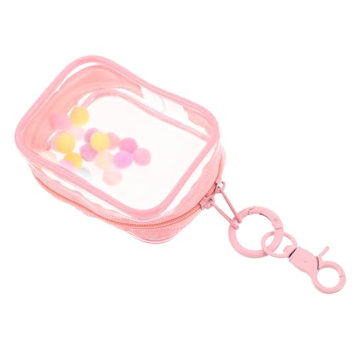TOYANDONA Kleine Aufbewahrungstasche für Puppen mit Schlüsselanhänger und Doppeltem Reißverschluss für Mini Figuren und Zubehör TOYANDONA Kleine Aufbewahrungstasche für Puppen mit Schlüsselanhänger und Doppeltem Reißverschluss für Mini Figuren und Zubehör von TOYANDONA