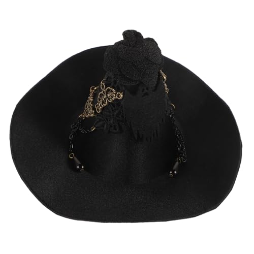 TOYANDONA Kleiner Gotischer Hexenhut Haarclip für Halloween Stilvolle Haarnadel für Bühnenaufführungen und Cosplay Events Dekoration für Maskeraden und Partys TOYANDONA Kleiner Gotischer Hexenhut Haarclip für Halloween Stilvolle Haarnadel für Bühnenaufführungen und Cosplay Events Dekoration für Maskeraden und Partys von TOYANDONA