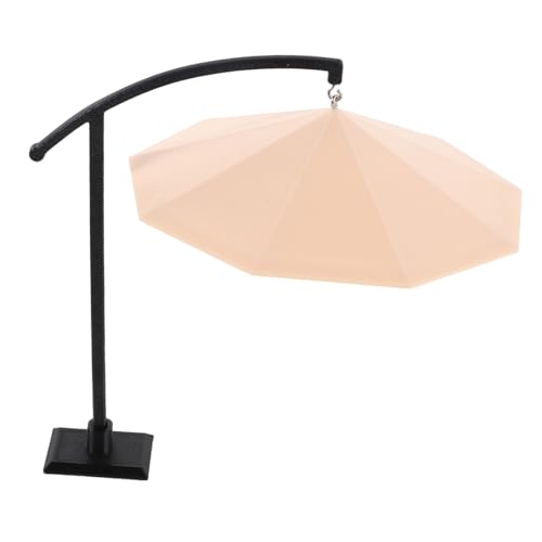 TOYANDONA Kleiner Strandschirm DIY Miniaturzubehör Mini Terrassenschirm Mini Sonnenschirm Puppenhaus Gartenschirm Schirm Für Garten Terrassenschirm Für Puppenhaus von TOYANDONA