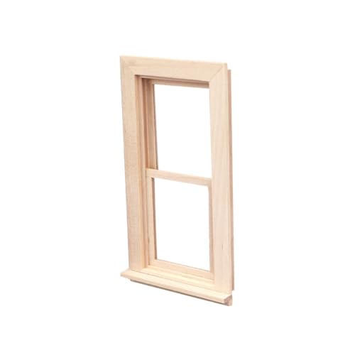 TOYANDONA Kleines Holzfenster für Puppenhaus Dekorativer Fensterrahmen für DIY Miniaturmöbel und Spielhaus für Home Decor und Puppenhaus Zubehör TOYANDONA Kleines Holzfenster für Puppenhaus Dekorativer Fensterrahmen für DIY Miniaturmöbel und Spielhaus für Home Decor und Puppenhaus Zubehör von TOYANDONA