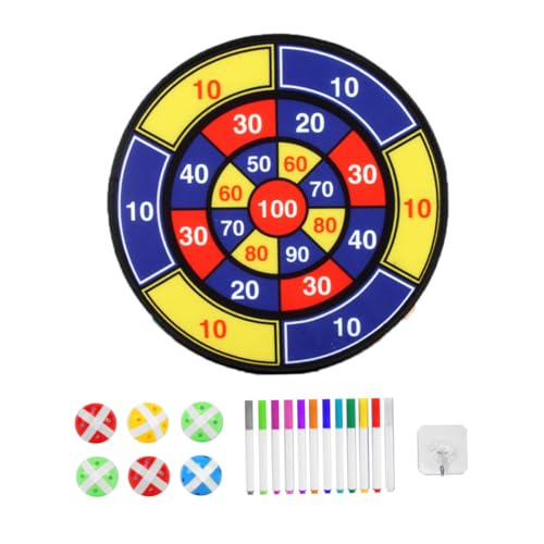 TOYANDONA Klettspiel Wurfspiel mit Klebrigen Bällen Flauschiges Board Toy für Drinnen und Draußen Fördert Hand Auge Koordination und Reaktionsfähigkeit Sicherer Filz für Jungen und Mädchen von TOYANDONA